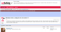 Desktop Screenshot of netkobiety.pl